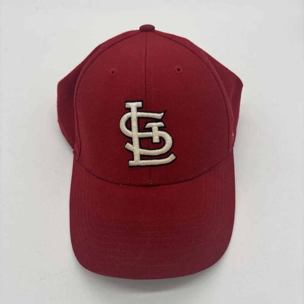 47  Louis Brand Cardinals Strapback Baseball Cap Hat Big Logo. One Size